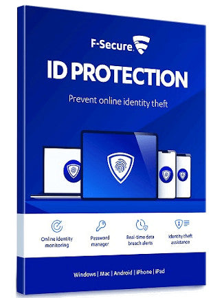 F-Secure ID Protection (PC, Android, Mac, iOS) (5 Devices, 1 Year) - F-Secure Key - UNITED KINGDOM