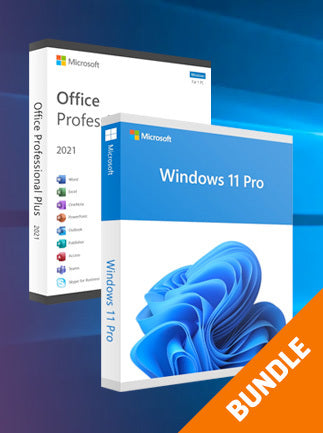 Microsoft Windows 11 Pro & Microsoft Office Professional Plus 2021 Bundle (PC) - Microsoft Key - GERMANY
