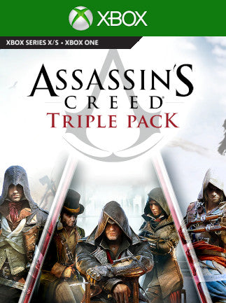 Assassin's Creed Triple Pack: Black Flag, Unity, Syndicate (Xbox One) - Xbox Live Account - GLOBAL