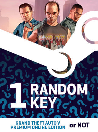 Grand Theft Auto V: Premium Online Edition or Not - Random 1 Key (PC) - Steam Key - GLOBAL