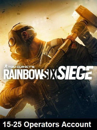 Tom Clancy's Rainbow Six Siege Account with 15-25 Operators (PC) - Ubisoft Connect Account - GLOBAL