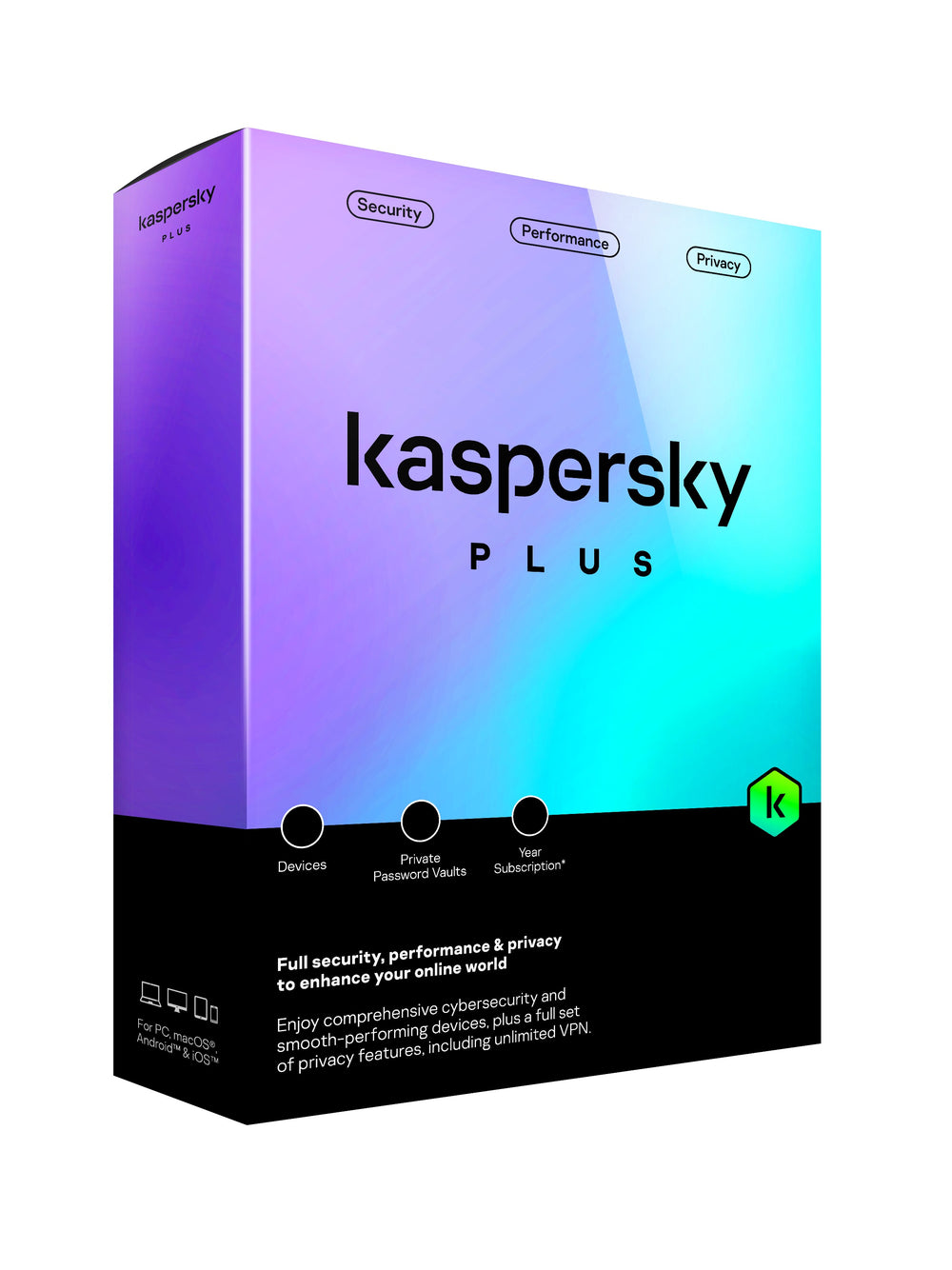 Kaspersky Plus 2024 (10 Devices, 1 Year) - Kaspersky Key - UNITED KINGDOM