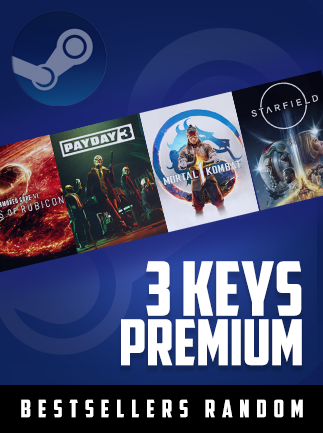 Bestsellers Random 3 Keys Premium (PC) - Steam Key  - GLOBAL