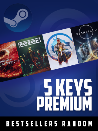 Bestsellers Random 5 Keys Premium (PC) - Steam Key  - GLOBAL