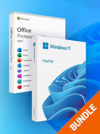 Microsoft Windows 11 Home & Microsoft Office Professional 2021 Plus Bundle - Microsoft Key - GERMANY