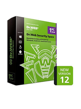 Dr.Web Security Space 12 (PC) (1 Device, 1 Year)  - Dr.Web Key - GLOBAL